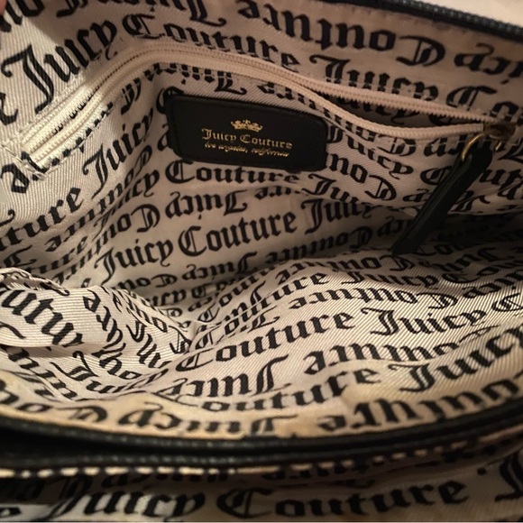Juicy couture small crossbody black purse and additional keyhole pouch - Picture 2 of 5